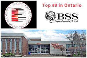 Nearby Bayview Secondary School, one of Ontario's top-ranked public schools.